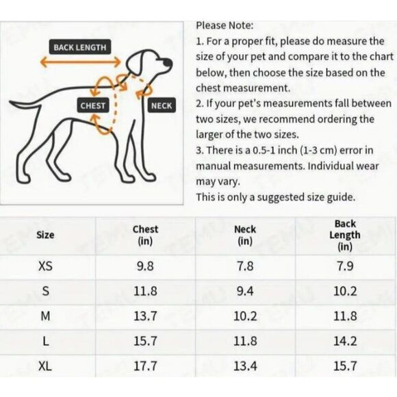 Navy‎ Blue XS Dog Sweatshirt NWOT - Picture 2 of 2